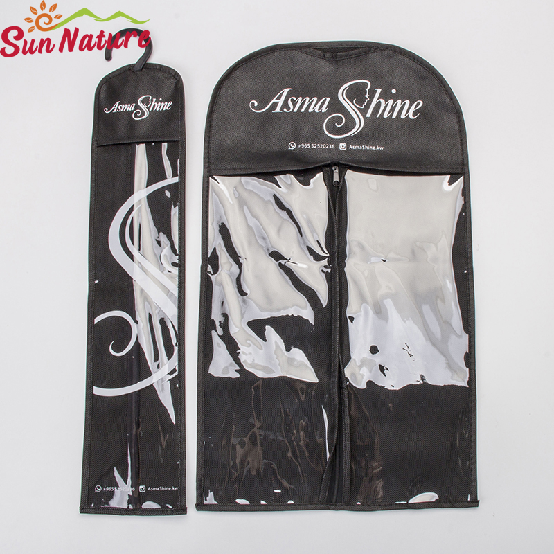 Custom Packaging Bags for Bundle Hair Packaging Bags Hair Extension Storage Bag