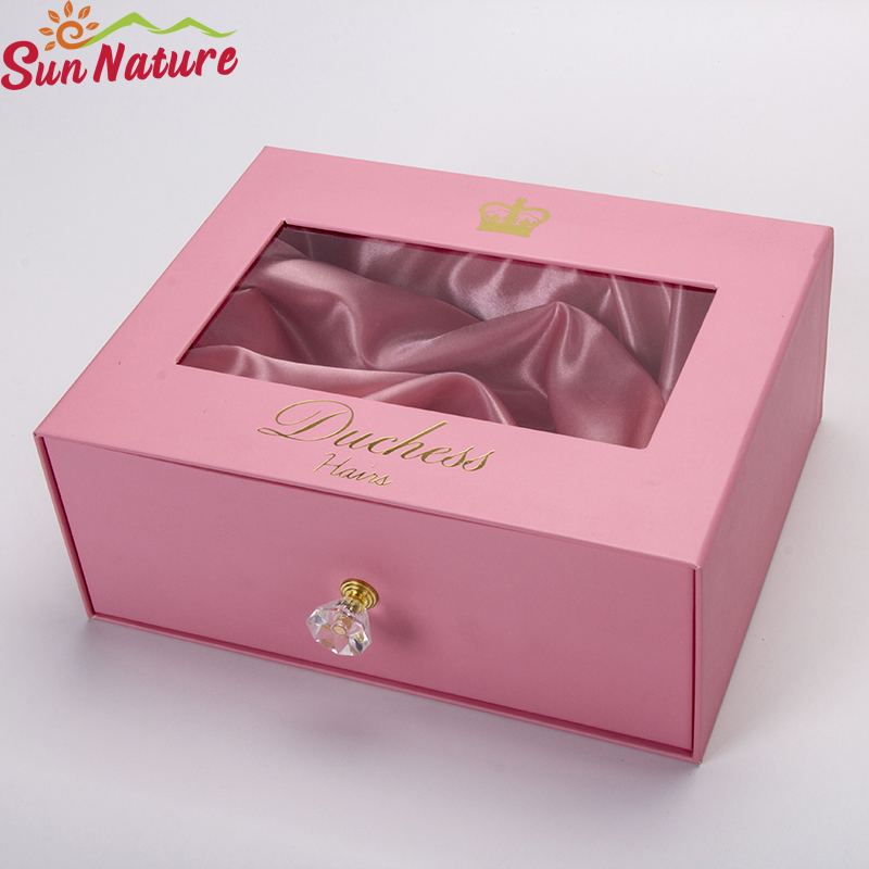 Custom Fashion Attractive Design Packaging Boxes for Wigs Wig Packaging Boxes Luxury