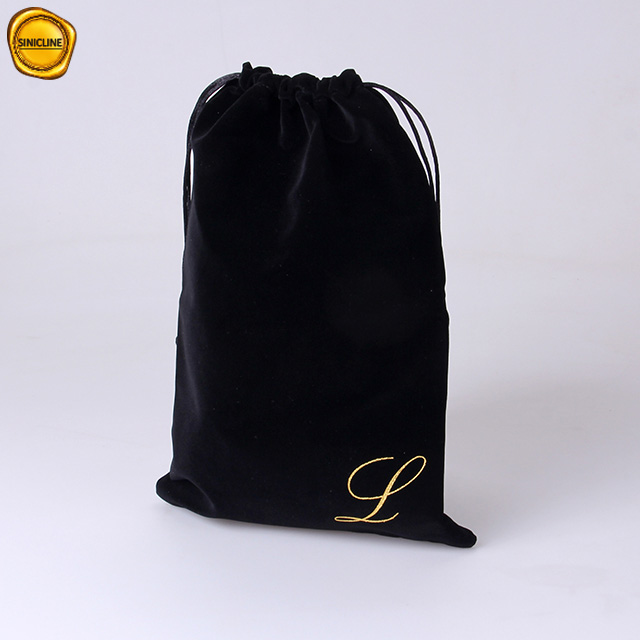Custom Logo Velvet Hair Bags for Wigs Hair Bags for Wigs